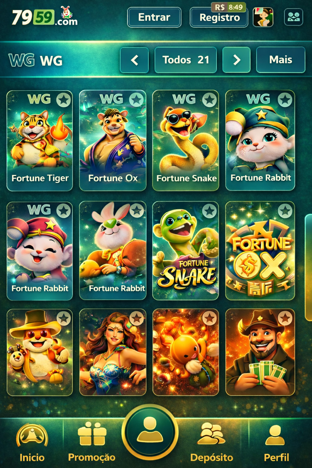 fortune tiger quanto vale cada figura 